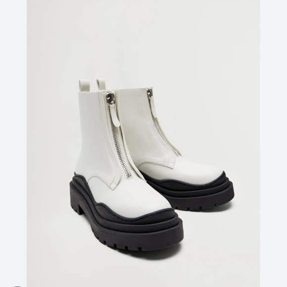 Mango Platform White Boots - Picture 4 of 4